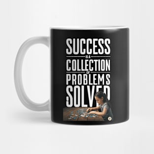Success Is A Collection Of Problems Solved Mug